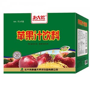 北大荒苹果汁1Lx8盒