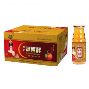 粒汁健贵妃苹果醋330mlx12瓶