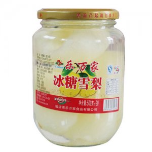 乐万家冰糖雪梨罐头500g