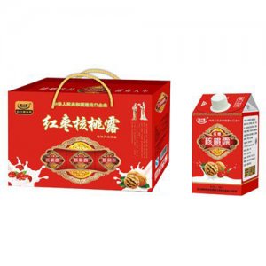 粒汁健红枣核桃露礼盒屋顶480x5盒