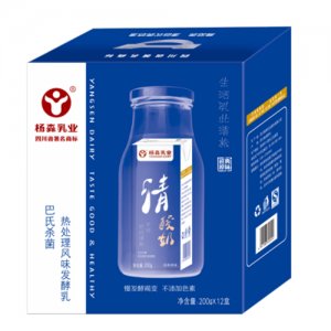 杨森乳业清酸奶箱