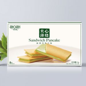 卓滋夹心薄烧（抹茶巧克力味）