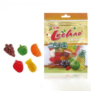 乐潮水果橡皮糖60g