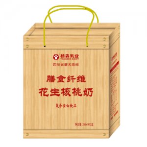 杨森乳业膳食纤维花生核桃奶礼盒