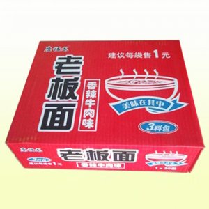 康福龙老板面香辣牛肉味箱装