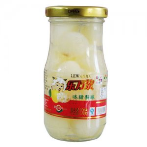 乐万家冰糖梨球罐头258g