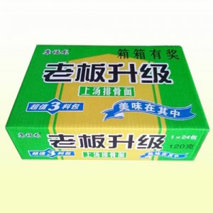 康福龙老板升级上汤排骨面箱装
