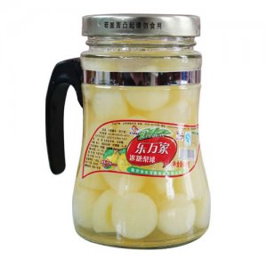 乐万家冰糖梨球罐头678g