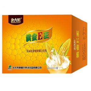 北大荒黄金E王玉米胚芽植物蛋白饮料600mlx10盒