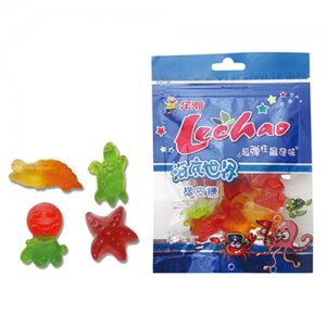 乐潮海底世界橡皮糖60g