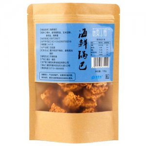 朱爹地海鲜锅巴138g