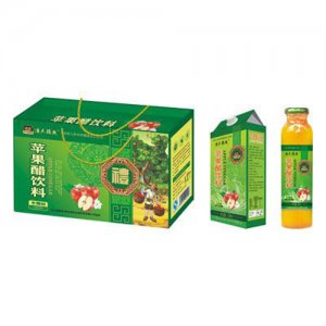 粒汁健苹果醋饮料520mlx6盒-310mlx6瓶