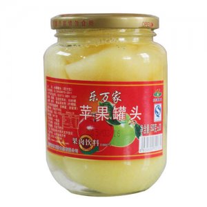 乐万家苹果罐头500g