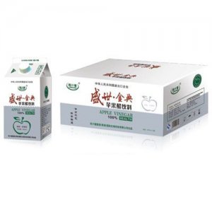 粒汁健盛世金典苹果醋500mlx15盒