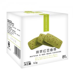 卓滋抹茶红豆曲奇（62g）