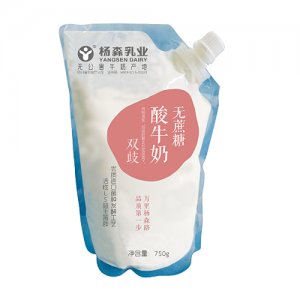 杨森乳业酸牛奶无蔗糖双歧新版