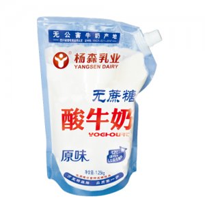 杨森乳业酸牛奶无蔗糖原味1.25KG