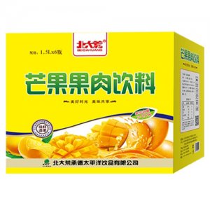 北大荒芒果果肉饮料1.5Lx6瓶