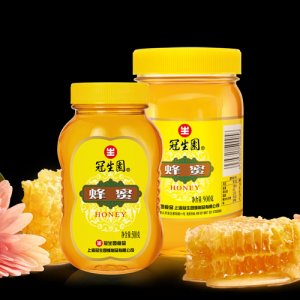 冠生园玻璃瓶装蜂蜜