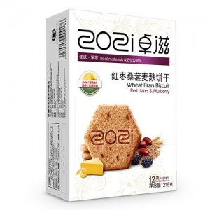 卓滋红枣桑葚麦麸饼干