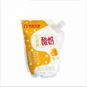 杨森乳业无蔗糖芝士酸奶家庭装