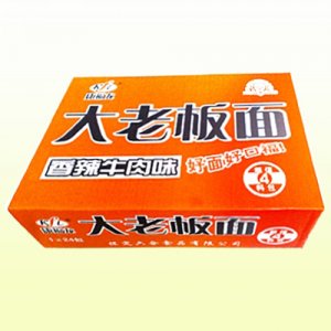 康福龙大老板面香辣牛肉味箱装
