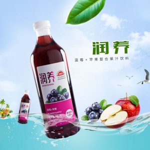 润养蓝莓苹果果汁