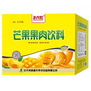 北大荒芒果果肉饮料1Lx8盒
