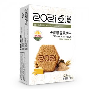 卓滋无蔗糖麦麸饼干