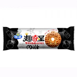 博通趣奇星牛奶味酥性饼干