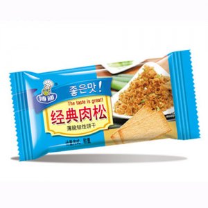博通经典肉松薄脆韧性饼干