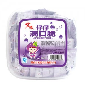 宏源仔仔满口脆口香糖（葡萄味）