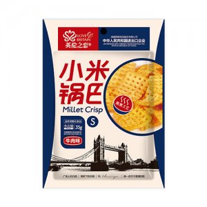 英伦之恋小米锅巴35克牛肉味 （S）