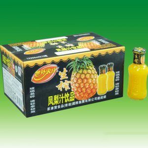 世外农庄生榨凤梨汁饮品250mlX15