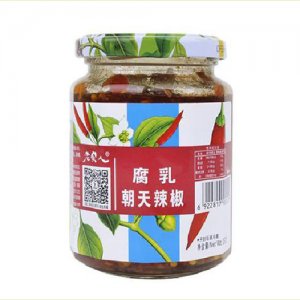 老实人腐乳 朝天辣椒 260g