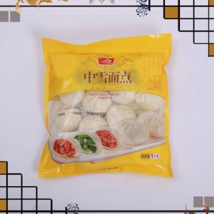 中雪面点香菇青菜包