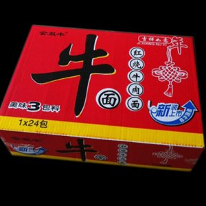 金双丰红烧牛肉面1x24包