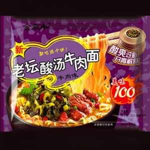 金双丰老坛酸汤牛肉面90g