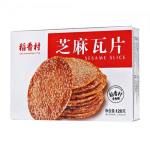 稻香村芝麻瓦片120g