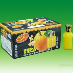 世外农庄生榨蜜橙饮品250mlX15
