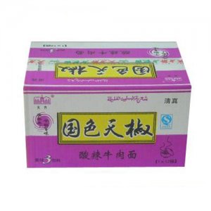 天方国色天椒酸辣牛肉面桶面箱装