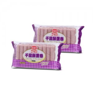 优益可千层酥蛋卷紫薯味150g