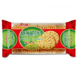 嘉士利绿豆味甜薄脆饼干215g