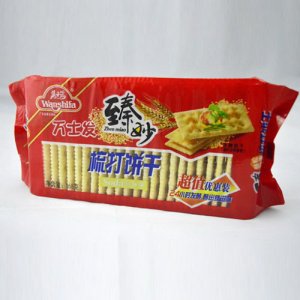 万士发梳打饼干芝麻味168g