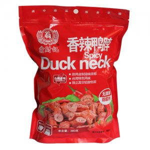 翁财记香辣鸭脖380g