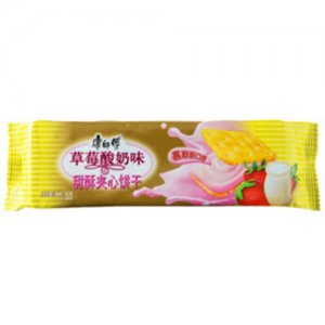 康师傅甜酥草莓酸奶80g