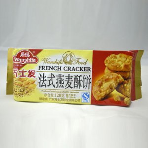 万士发法式燕麦酥饼120g