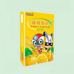 卡通世界棒棒饼干桔子味