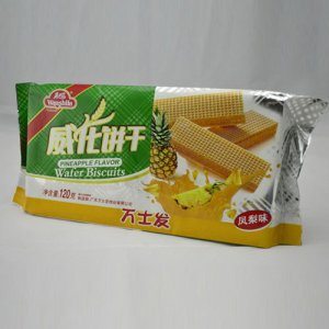 万士发威化饼干凤梨味120g