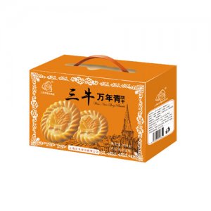 三牛礼盒装万年青饼干